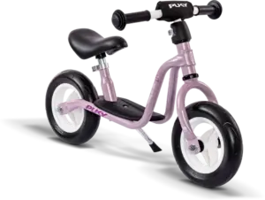 Løbecykel - LR M perlemorspink - med støttefod