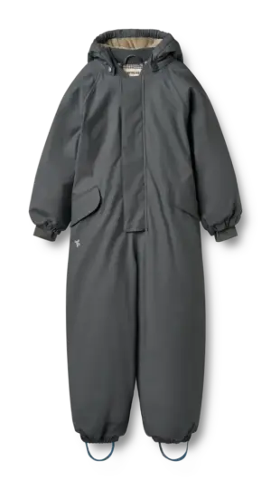 Ludo Gummi Flyverdragt - Greyblue - 7 ÅR