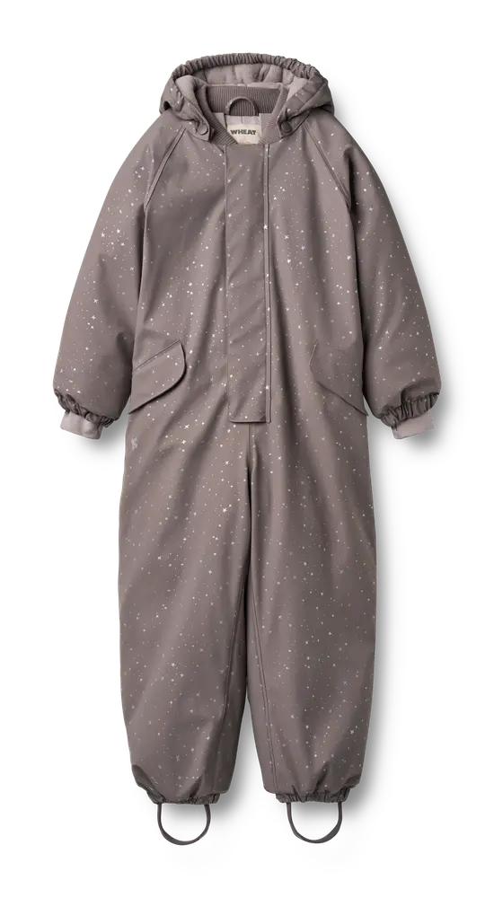 Ludo Gummi Flyverdragt - Purple stone stars - 3 ÅR