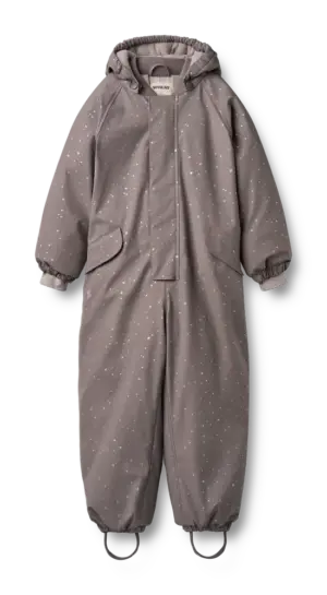 Ludo Gummi Flyverdragt - Purple stone stars - 7 ÅR