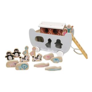 Magni Noahs Ark Træk Putteboks i 100 % FSC træ