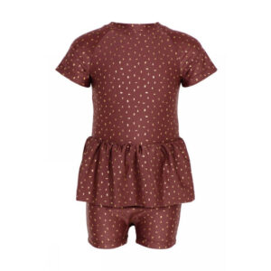 Melton - Badedragt m. ærmer UV50 - Rose Brown - 2-3 år