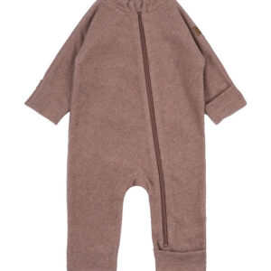 Mikk-Line Fleecedragt - Burlwood Melange