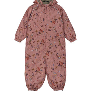 Mikk-Line Flyverdragt - Floral - Burlwood m. Print