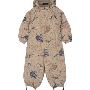 Mikk-Line Flyverdragt - Forest - Coriander m. Print