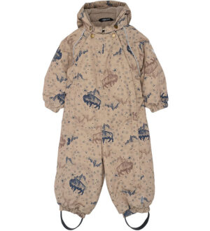 Mikk-Line Flyverdragt - Forest - Coriander m. Print