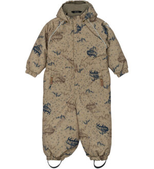 Mikk-Line Flyverdragt - Forrest - Coriander m. Print