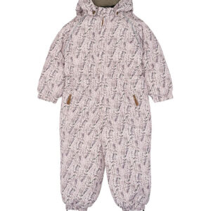 Mikk-Line Flyverdragter - Floral - Cloud Gray m. Print