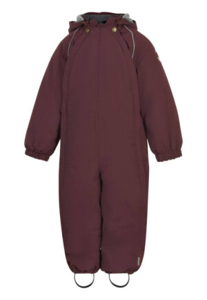 Mikk-Line - Nylon Baby Suit Solid Flyverdragt - Decadent Chocolate - 98