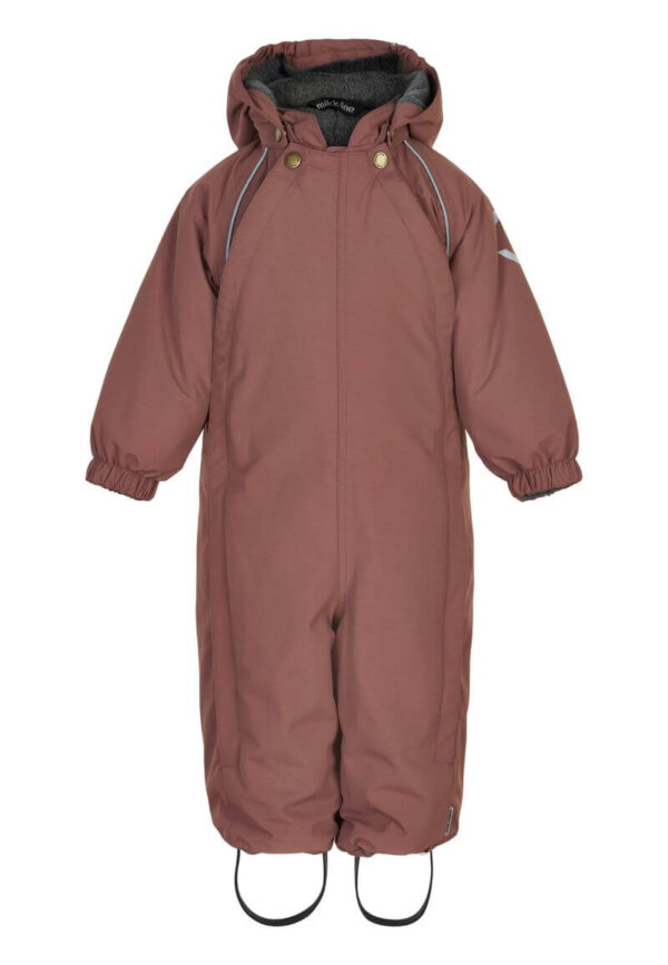 Mikk-Line - Nylon Baby Suit Solid Flyverdragt - Nutmeg - 98