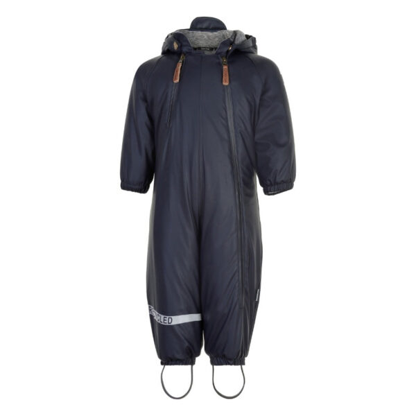 Mikk-Line - PU Snow Suit Recycled Baby Flyverdragt - Dark Navy - 80