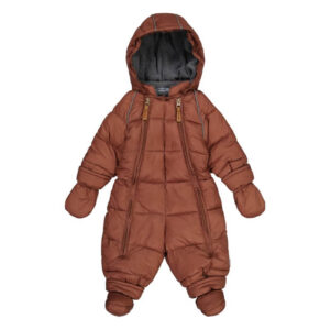 Mikk-Line - Puff Baby Suit w. Acc Rec Flyverdragt - Mink - Str. 74