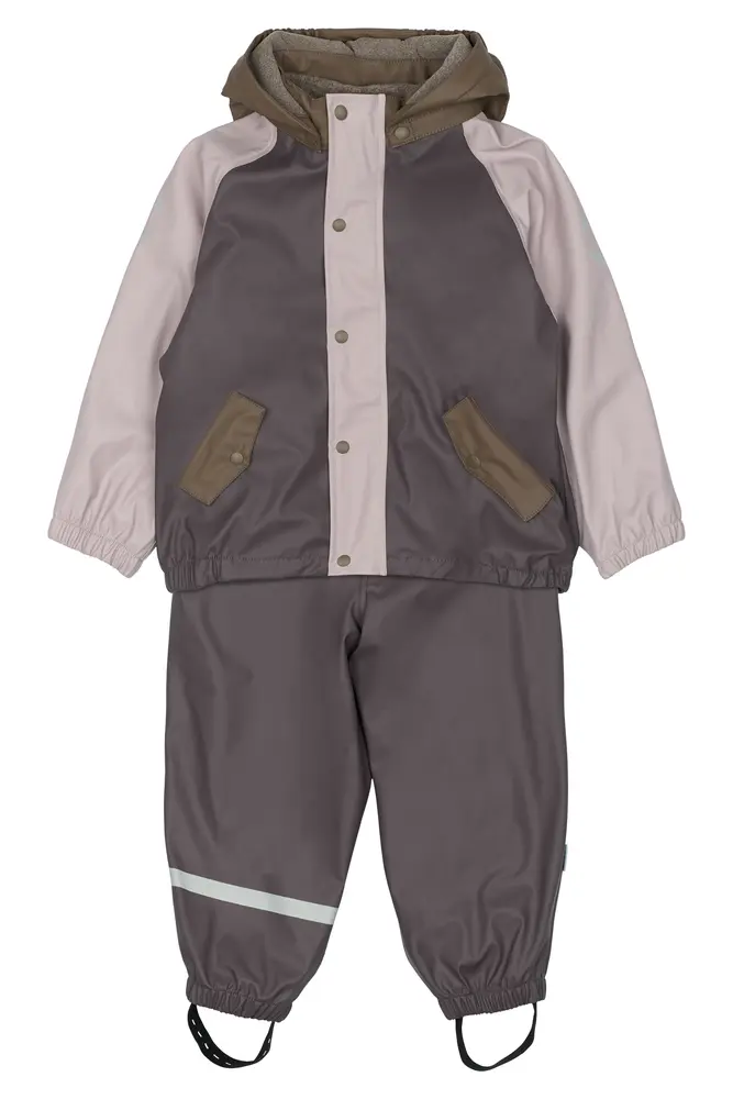 Mikk-Line Regnsæt m. Fleece Sparrow 92 CM Regnsæt