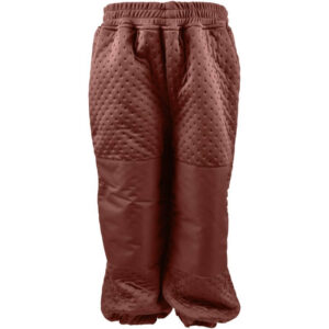 Mikk-Line - Soft Thermo Recycled Uni Pants - Mahogany - 80