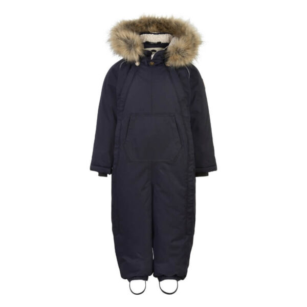 Mikk-Line - Twill Nylon Baby Flyverdragt - Dark Navy - Str. 74