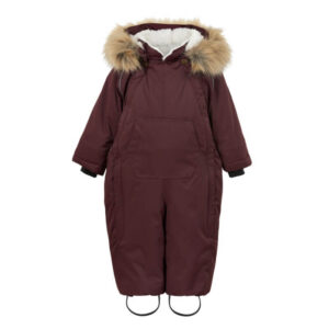 Mikk-Line - Twill Nylon Baby Flyverdragt - Decadent Chocolate - 86