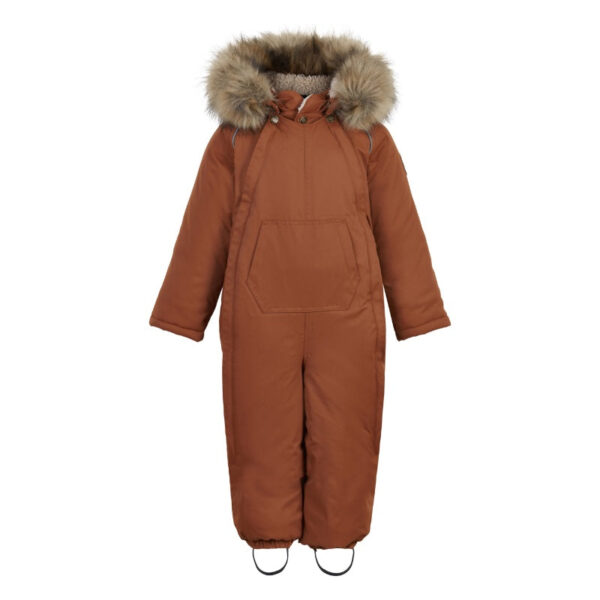 Mikk-Line - Twill Nylon Baby Flyverdragt - Ginger Bread - 86