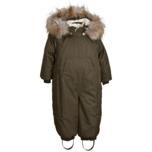 Mikk-Line - Twill Nylon Flyverdragt - Black Olive - 86