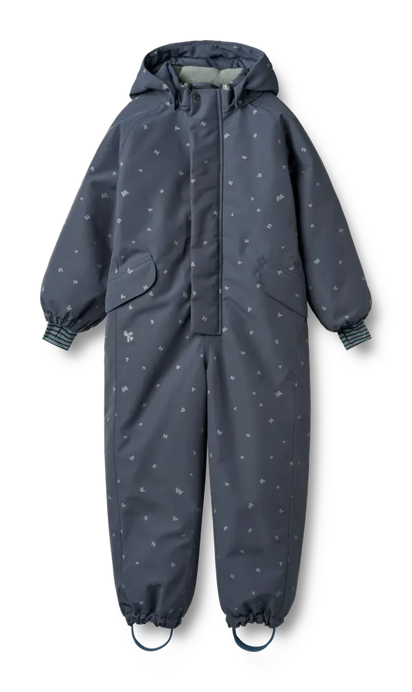 Miko Flyverdragt - Greyblue letters - 6 ÅR