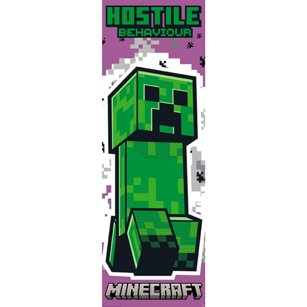 Minecraft Dørplakat 53x158 cm