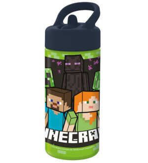 Minecraft Drikkedunk - 410 ml - Grøn/Sort