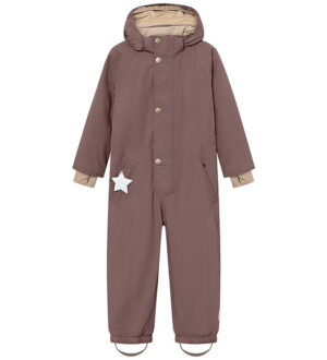 Mini A Ture Flyverdragt - MatWanni Fleece - Peppercorn Plum