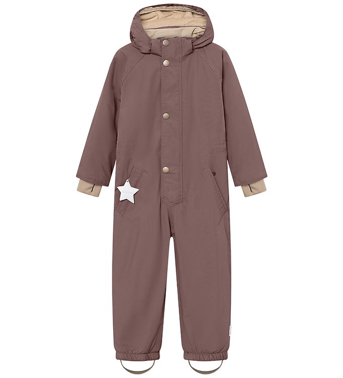 Mini A Ture Flyverdragt - MatWanni Fleece - Peppercorn Plum