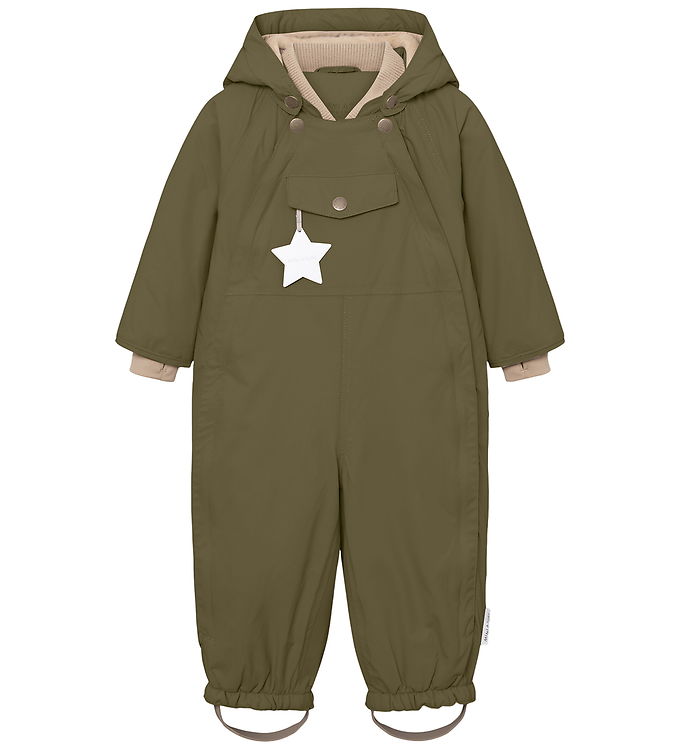 Mini A Ture Flyverdragt - MatWisti Fleece - Kalamata Green