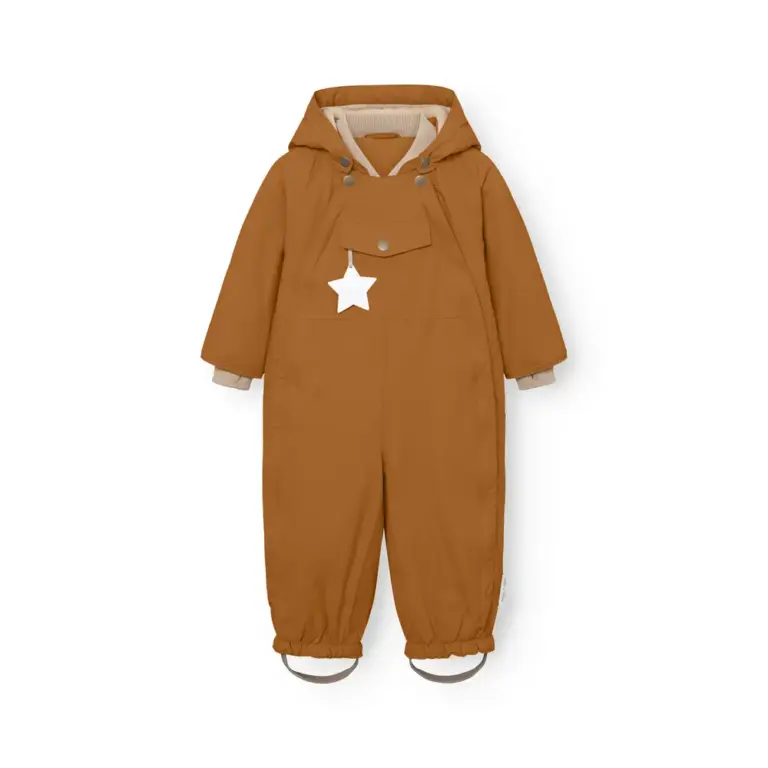 Mini A Ture Matwisti Fleeceforet Flyverdragt - Brown Sugar - 4 ÅR/104
