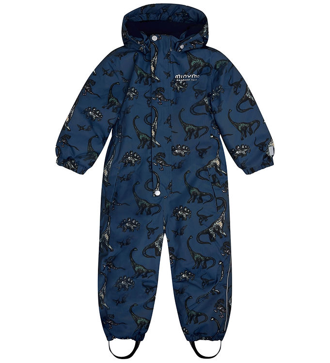 Minymo Flyverdragt - Dark Denim m. Dinoer