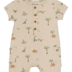 Minymo Sommerdragt - Light Beige Melange