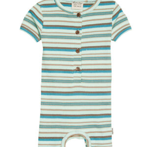 Minymo Sommerdragt - Rib - Pastel Blue
