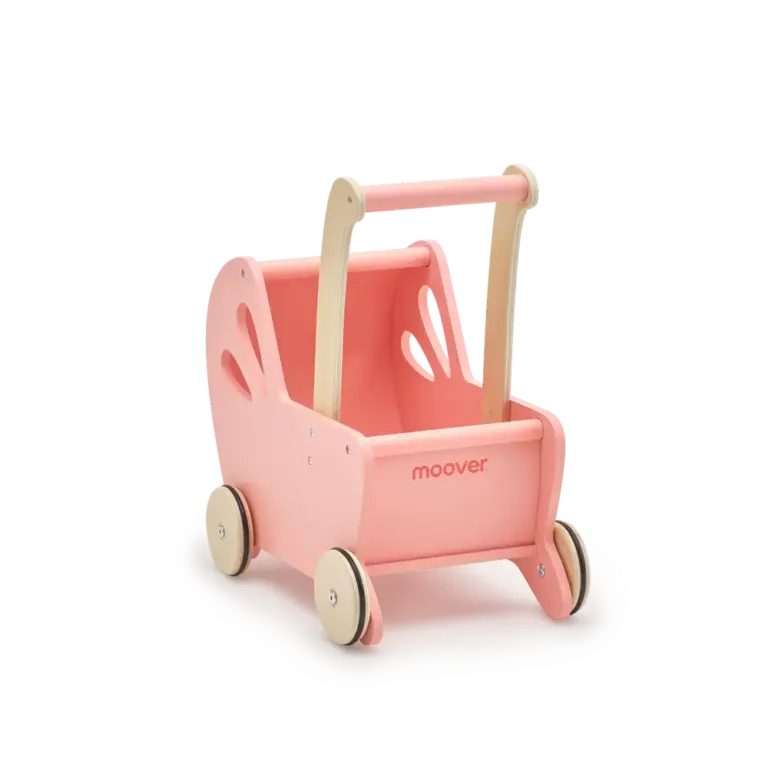 Moderne Dukkevogn pink