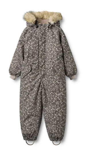 Moe Flyverdragt - Black sea open flowers - 8 ÅR