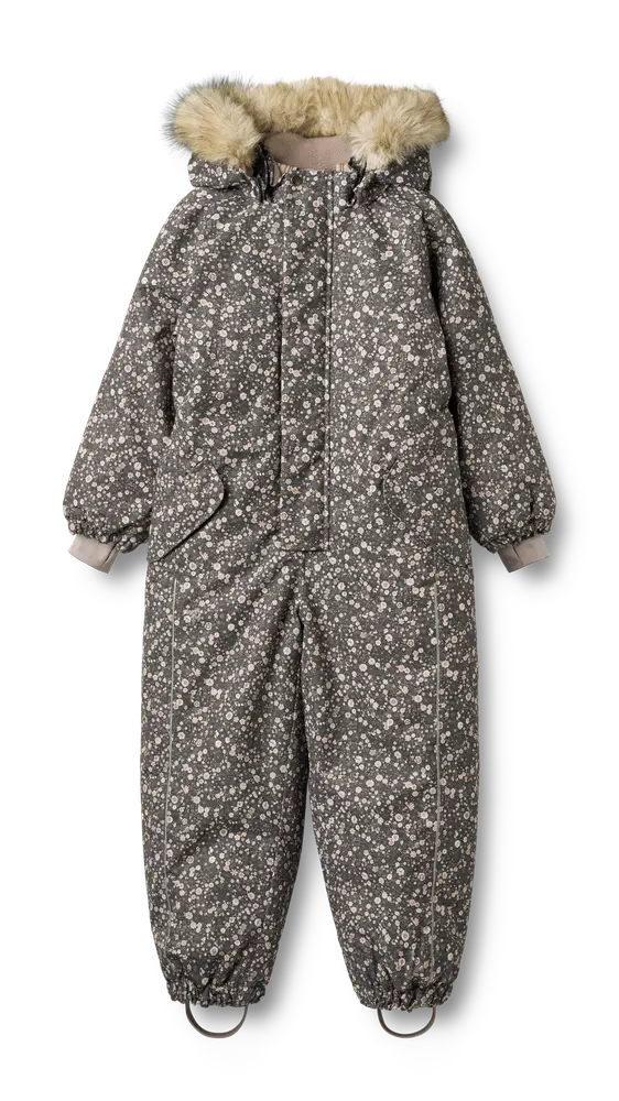 Moe Flyverdragt - Black sea open flowers - 8 ÅR