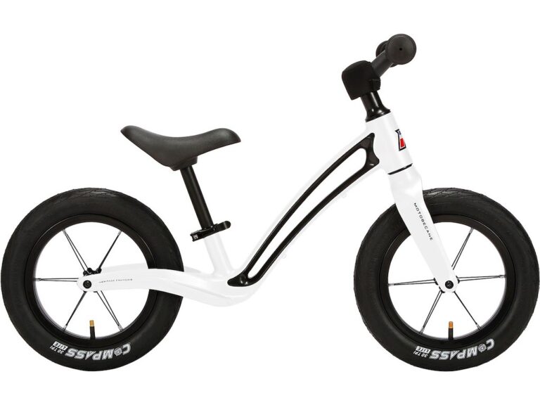 Motobecane Roadie løbecykel 12 blank hvid m. sort"