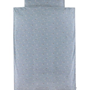 Müsli Sengetøj - Baby - Stars - Jasmin Blue/Balsam Cream/Walnut