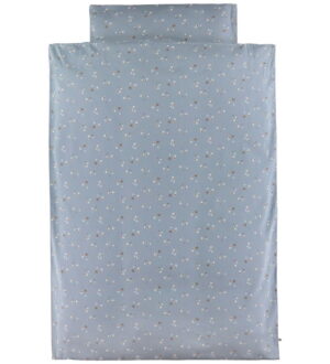 Müsli Sengetøj - Junior - Stars - Jasmin Blue/Balsam Cream/Walnu