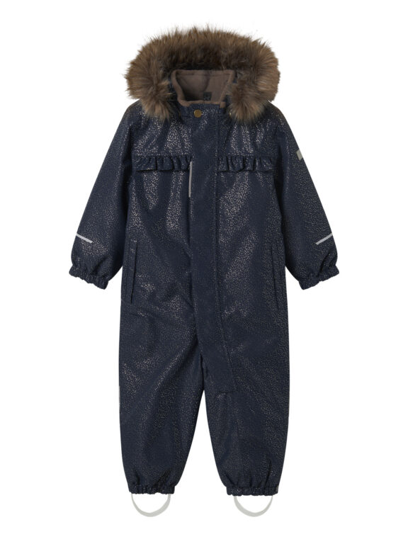 NAME IT Flyverdragt Snow10 Frill Glitter Dark Sapphire