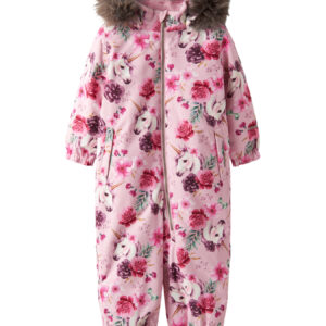Name It Snow10 Parfait Pink Floral Unicorn Flyverdragt