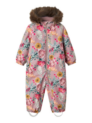 NAME IT Flyverdragt Snow10 Woodrose Flower Rabbit