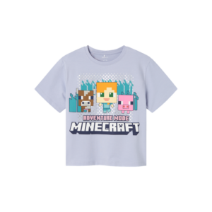 NAME IT Minecraft T-shirt Oxaja Icelandic Blue