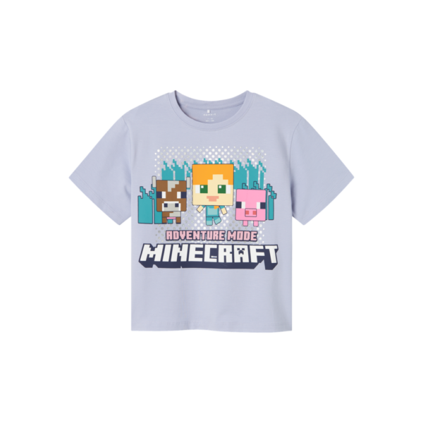 NAME IT Minecraft T-shirt Oxaja Icelandic Blue