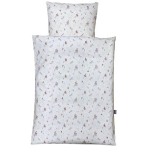 NM Baby Sengelinned, Dess. 1193 Små Enhjørning og Slotte