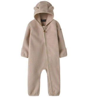 Name It Fleecedragt - NbnMeeko - Silver Mink m. Ører