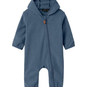 Name It Fleecedragt - NbnMeeko - Vintage Indigo m. Ører