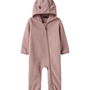 Name It Fleecedragt - NbnMeeko - Woodrose m. Ører