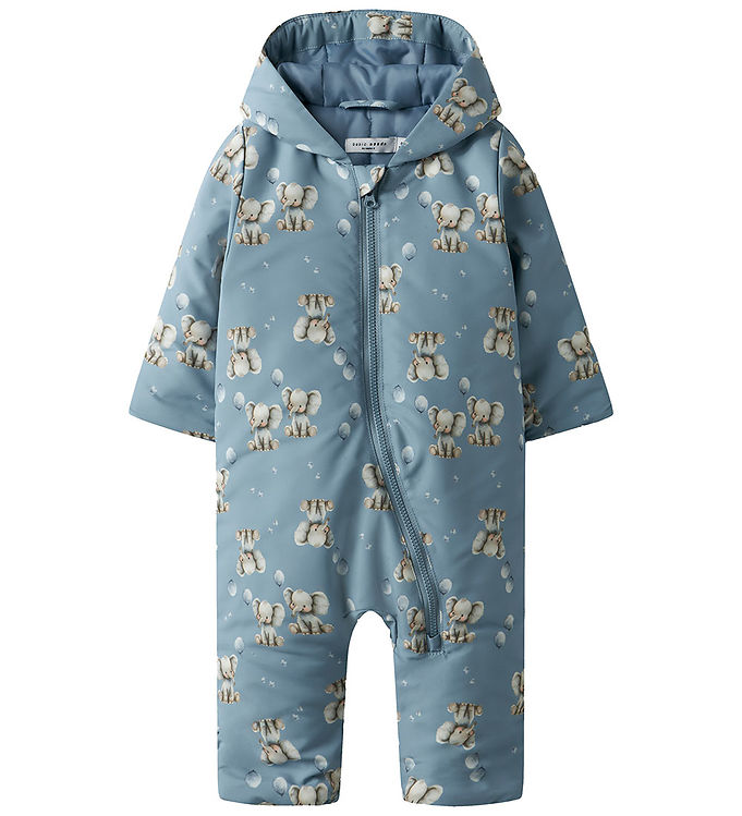 Name It Flyverdragt - NbmMax - Rain Washed/ELEPHANT