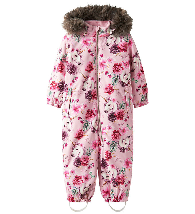Name It Flyverdragt - NmfSnow10 - Noos - Parfait Pink/FLORAL UNI