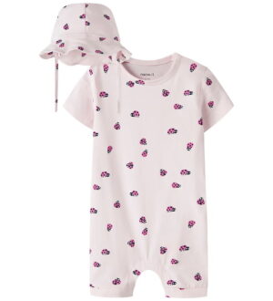 Name It Sæt - Sommerdragt/Solhat - NbfVandora - Cradle Pink/Lady
